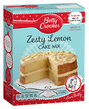 Picture of BETTY CROCKER ZESTY LEMON CAKE MIX 425G